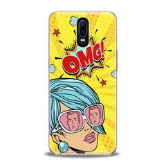 Lex Altern TPU Silicone Oppo Case Retro Woman Print