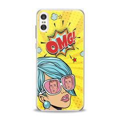 Lex Altern Retro Woman Print Motorola Case