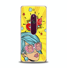 Lex Altern TPU Silicone Sony Xperia Case Retro Woman Print