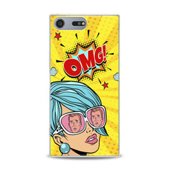 Lex Altern TPU Silicone Sony Xperia Case Retro Woman Print