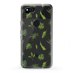 Lex Altern Google Pixel Case Green Tropical Leaves Art