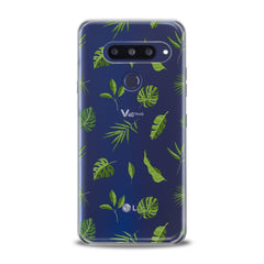 Lex Altern TPU Silicone LG Case Green Tropical Leaves Art