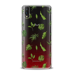 Lex Altern TPU Silicone VIVO Case Green Tropical Leaves Art