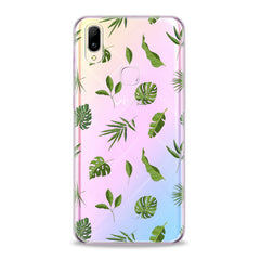 Lex Altern TPU Silicone VIVO Case Green Tropical Leaves Art