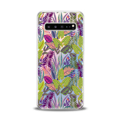 Lex Altern TPU Silicone Samsung Galaxy Case Colorful Tropical Leaves