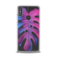 Lex Altern TPU Silicone Motorola Case Colorful Monstera Plant