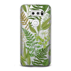 Lex Altern TPU Silicone LG Case Green Fern Leaf