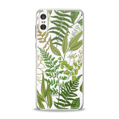 Lex Altern TPU Silicone Motorola Case Green Fern Leaf