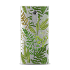 Lex Altern TPU Silicone Sony Xperia Case Green Fern Leaf