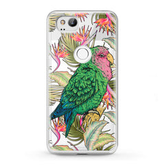 Lex Altern TPU Silicone Google Pixel Case Green Tropical Parrot