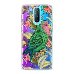 Lex Altern TPU Silicone Oppo Case Green Tropical Parrot