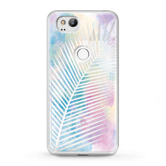 Lex Altern TPU Silicone Google Pixel Case Pearl Tropical Leaf