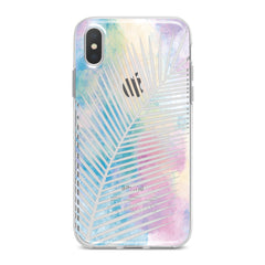 Lex Altern TPU Silicone Phone Case Pearl Tropical Leaf