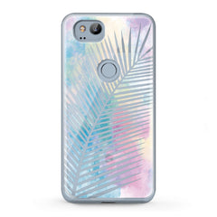 Lex Altern TPU Silicone Google Pixel Case Pearl Tropical Leaf