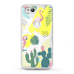 Lex Altern TPU Silicone Google Pixel Case Tropical Birds Nature