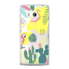 Lex Altern TPU Silicone HTC Case Tropical Birds Nature