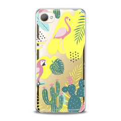 Lex Altern TPU Silicone HTC Case Tropical Birds Nature