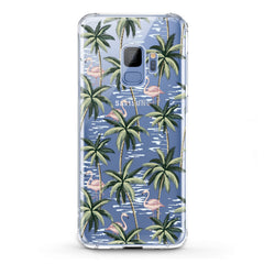 Lex Altern TPU Silicone Samsung Galaxy Case Green Palms