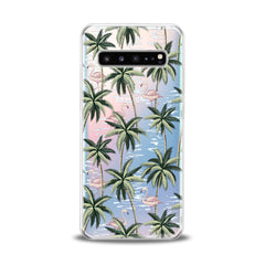 Lex Altern TPU Silicone Samsung Galaxy Case Green Palms