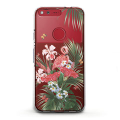 Lex Altern TPU Silicone Phone Case Floral Flamingo