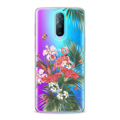 Lex Altern TPU Silicone Oppo Case Floral Flamingo