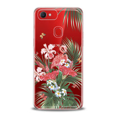 Lex Altern TPU Silicone Oppo Case Floral Flamingo