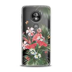 Lex Altern Floral Flamingo Motorola Case