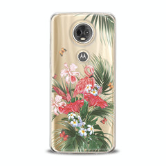 Lex Altern TPU Silicone Motorola Case Floral Flamingo