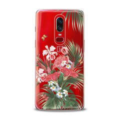 Lex Altern TPU Silicone OnePlus Case Floral Flamingo