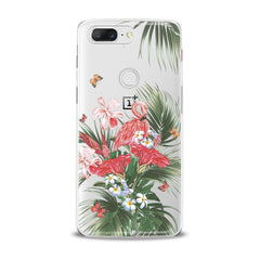 Lex Altern TPU Silicone OnePlus Case Floral Flamingo