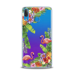 Lex Altern TPU Silicone Lenovo Case Tropical Floral Flamingo