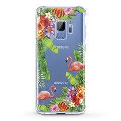 Lex Altern TPU Silicone Phone Case Tropical Floral Flamingo