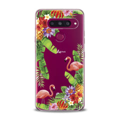 Lex Altern TPU Silicone Phone Case Tropical Floral Flamingo