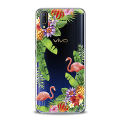 Lex Altern Tropical Floral Flamingo Vivo Case