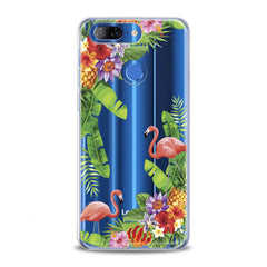 Lex Altern TPU Silicone Lenovo Case Tropical Floral Flamingo