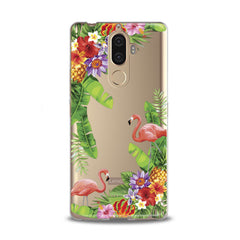 Lex Altern TPU Silicone Lenovo Case Tropical Floral Flamingo