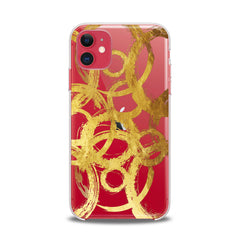 Lex Altern TPU Silicone iPhone Case Golden Circles