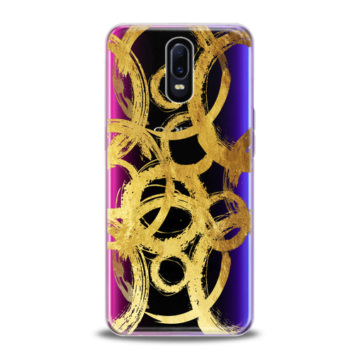 Lex Altern TPU Silicone Oppo Case Golden Circles