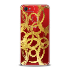 Lex Altern TPU Silicone Oppo Case Golden Circles