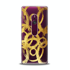 Lex Altern TPU Silicone Sony Xperia Case Golden Circles