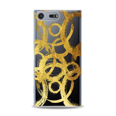 Lex Altern TPU Silicone Sony Xperia Case Golden Circles