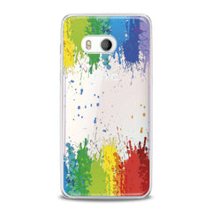 Lex Altern TPU Silicone HTC Case Paint Splashes