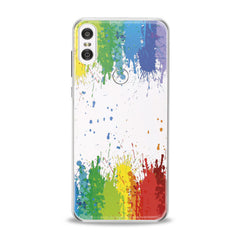 Lex Altern TPU Silicone Motorola Case Paint Splashes