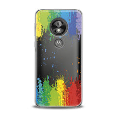 Lex Altern TPU Silicone Motorola Case Paint Splashes