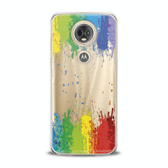 Lex Altern TPU Silicone Motorola Case Paint Splashes