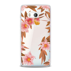 Lex Altern TPU Silicone HTC Case Pink Flowers Blossom