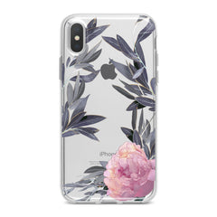 Lex Altern TPU Silicone Phone Case Pink Peony Flowering