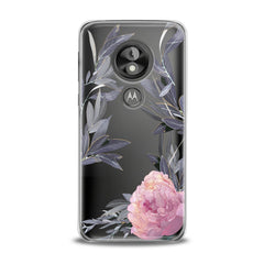 Lex Altern TPU Silicone Phone Case Pink Peony Flowering