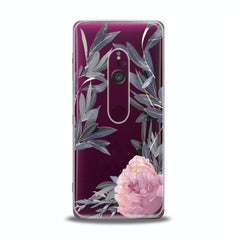 Lex Altern TPU Silicone Sony Xperia Case Pink Peony Flowering