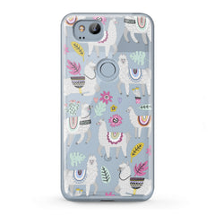 Lex Altern TPU Silicone Google Pixel Case Lama Alpaca